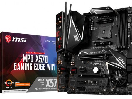 MSI MPG X570 Gaming Edge WIFI Zócalo AM4 ATX AMD X570 (Sin Antena Wifi) Reacondicionado Hot on Sale