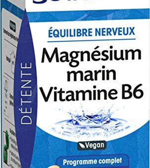 Juvamina - Balance nervioso - Magnesio Marin 300mg + Vitamina B6 - 30 tabletas Embalaje Deteriorado Supply