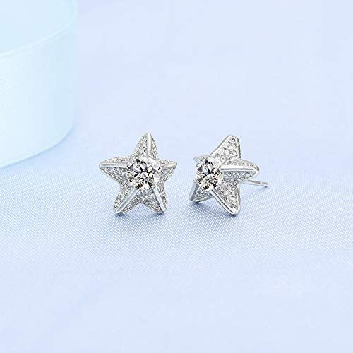 Animal CZ Pendientes de Botón Linda Estrella de Mar Conejo Mickey Mouse Claro Redondo Zirconia Cúbica Pendiente Joyas Regalo Online now